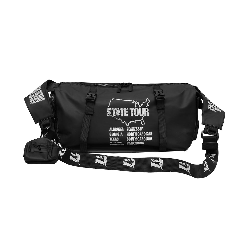 Lone$tar “State Tour” Premium Black Travel Duffle Bag