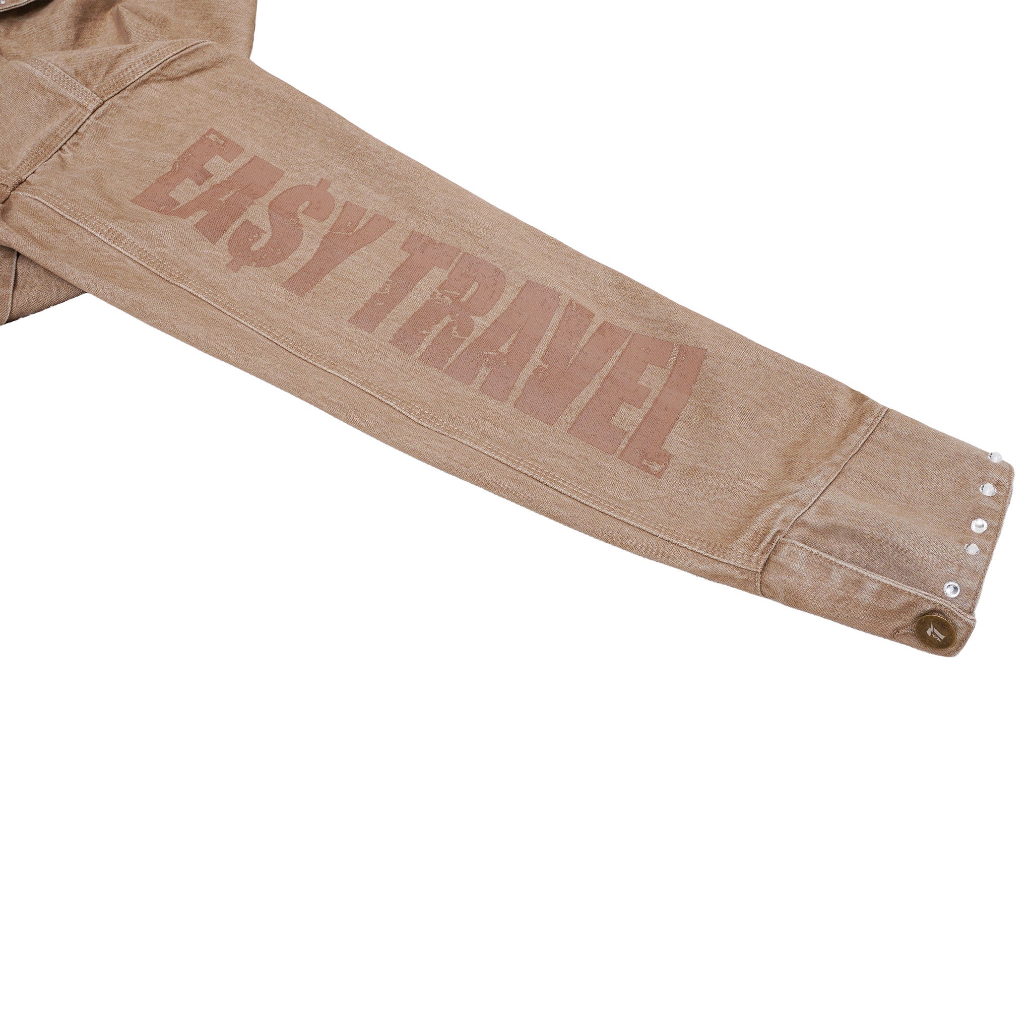 Lone$tar "State Tour" Studded Sand Denim Jacket