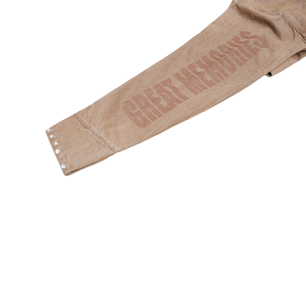 Lone$tar "State Tour" Studded Sand Denim Jacket